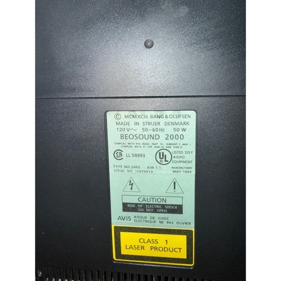 Bang & Olufsen Beosound 2000 Stereo OS Gothic Green CD Cassette AM/FM Remote - Picture 2 of 10